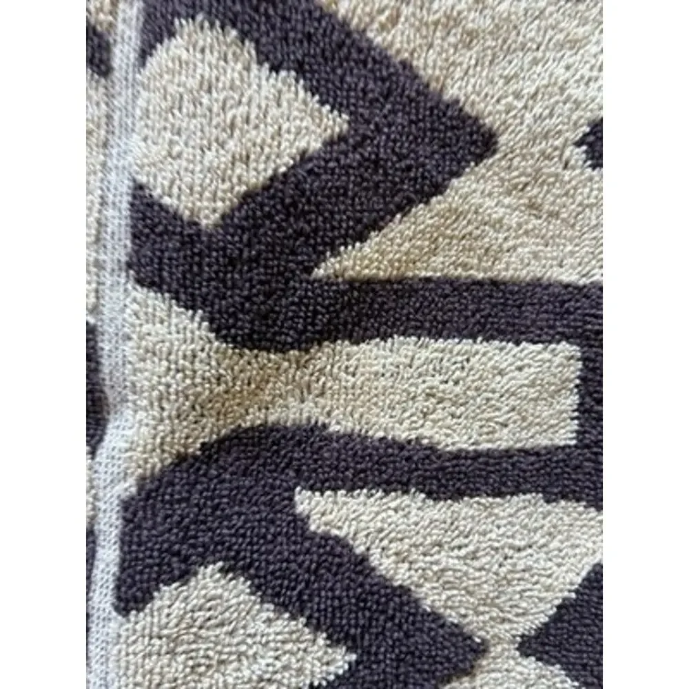 Vtg 80s Ralph Lauren Bath Towels Lot 3 Chevron Geometric Aztec Brown 27x48’ USA